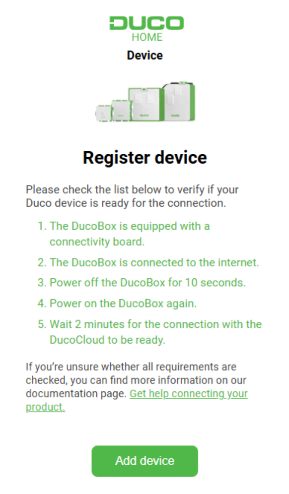 Configuring Your First System – DUCO User Guide